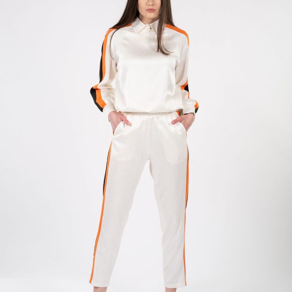 Trening ivoar cu dunga orange g by gattinolli - Anna Forgaci