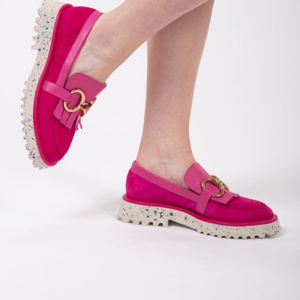 Pantofi loafers din piele naturala - Anna Forgaci