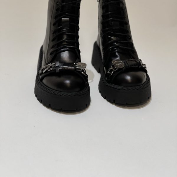 Ghete accesoriu argintiu interior exterior piele - Anna Forgaci