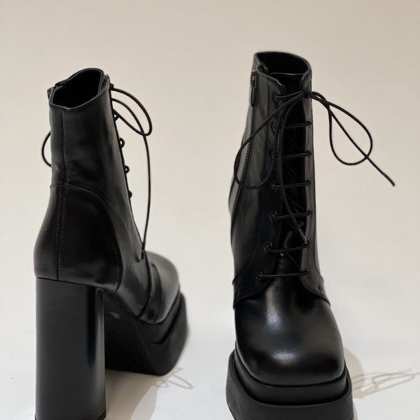Gheata cu snur exterior interior piele naturală - Anna Forgaci