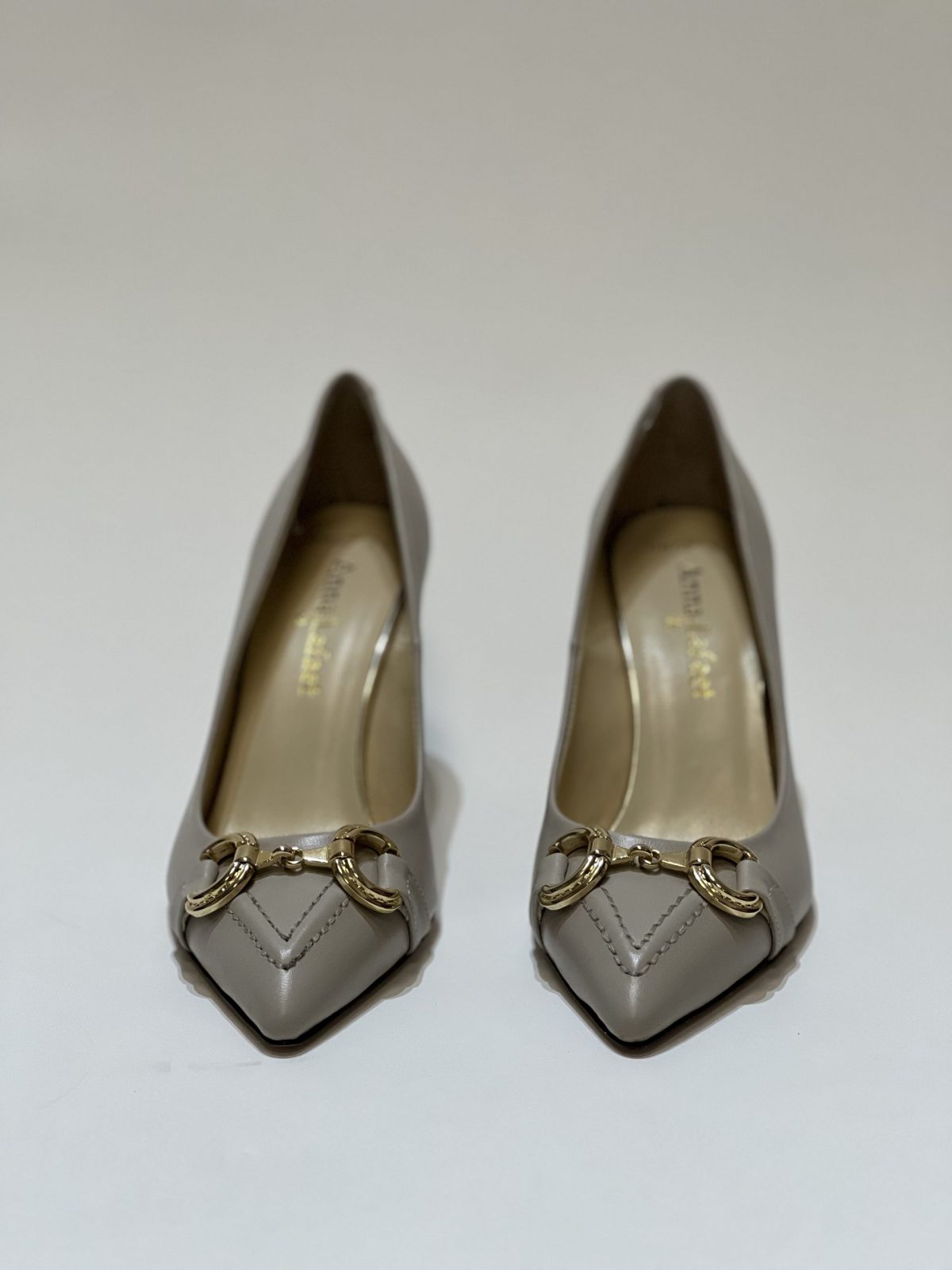 Pantofi bej 60 din piele naturală interior exterior - Anna Forgaci