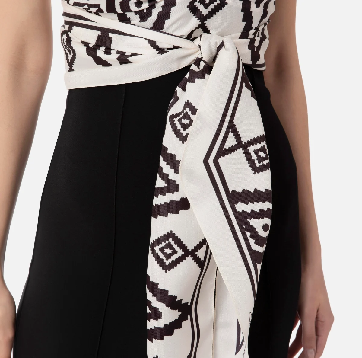 Pantaloni cu top foulard elisabetta franchi - Anna Forgaci