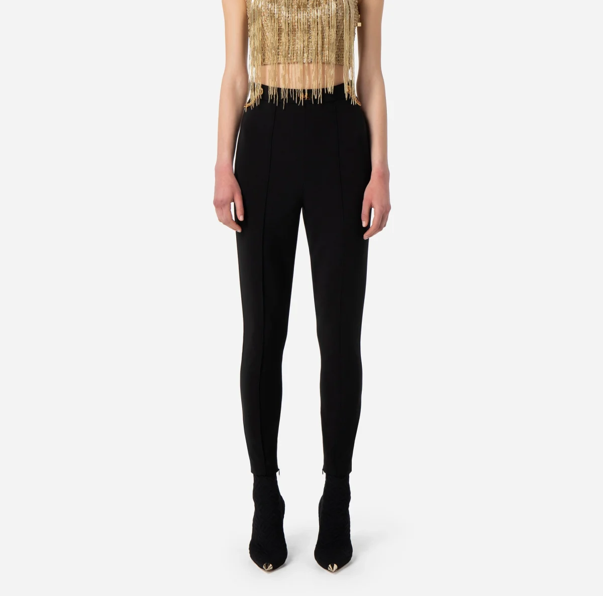 Pantaloni negri elisabetta franchi - Anna Forgaci