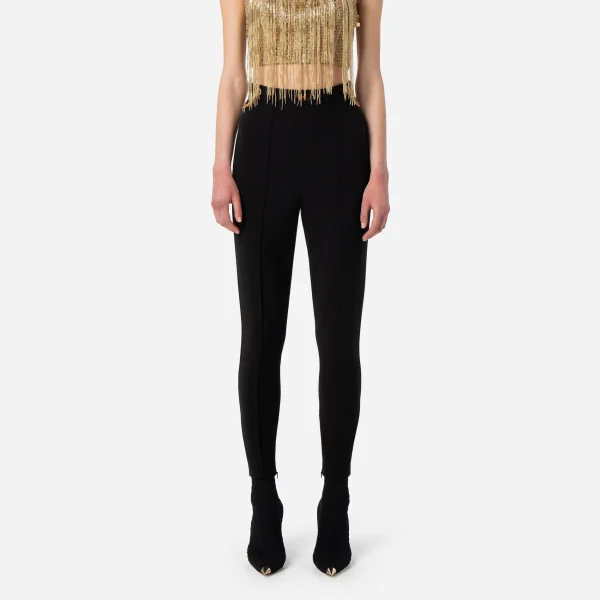 Pantaloni negri elisabetta franchi - Anna Forgaci