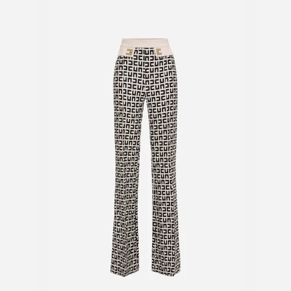 Pantaloni palazzo fit elisabetta franchi - Anna Forgaci