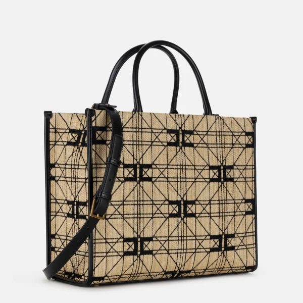 Geanta shopper jacquard elisabetta franchi - Anna Forgaci
