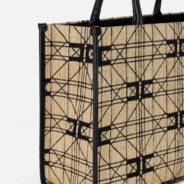 Geanta shopper jacquard elisabetta franchi - Anna Forgaci