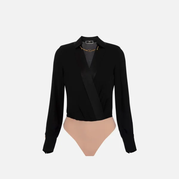 Bluză tip body cu detalii elegante - elisabetta franchi - Anna Forgaci