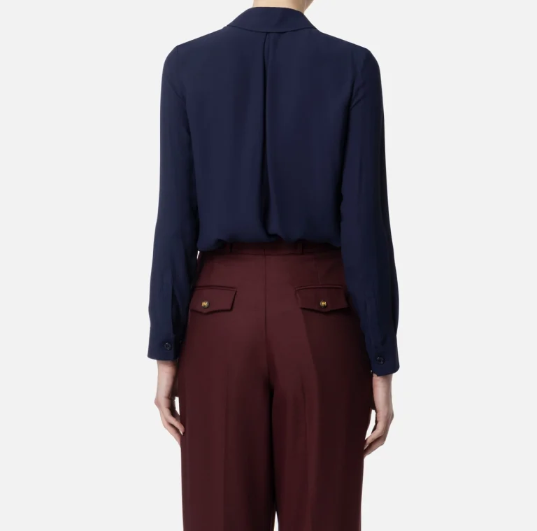 Bluză din georgette dubl elisabetta franchi - Anna Forgaci