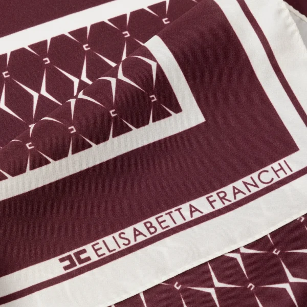 Esarfa din twill de mătase elisabetta franchi - Anna Forgaci