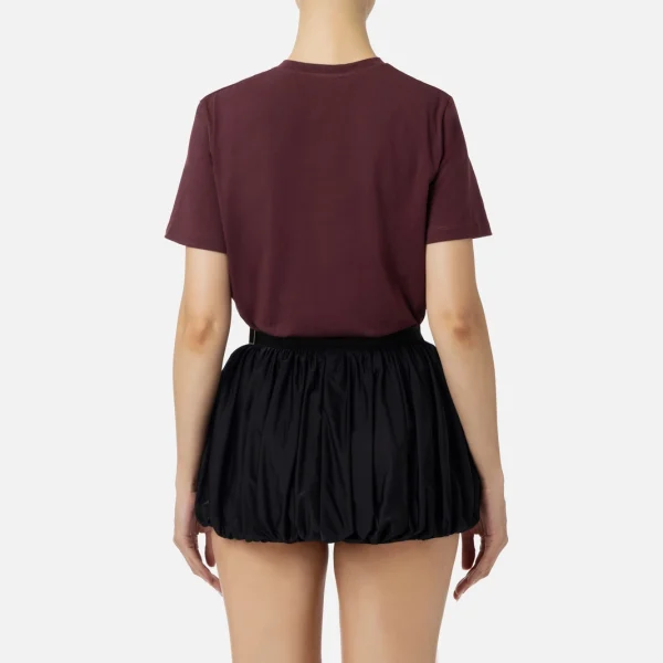 Tricou din jerseu de bumbac ușor elisabetta franchi - Anna Forgaci