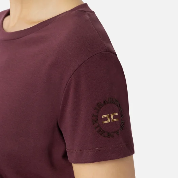 Tricou din jerseu de bumbac elisabetta franchi - Anna Forgaci