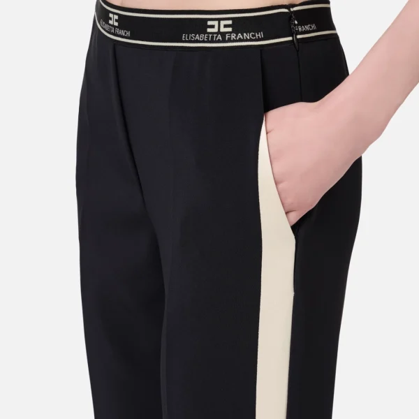 Pantaloni din crêpe elisabetta franchi - Anna Forgaci