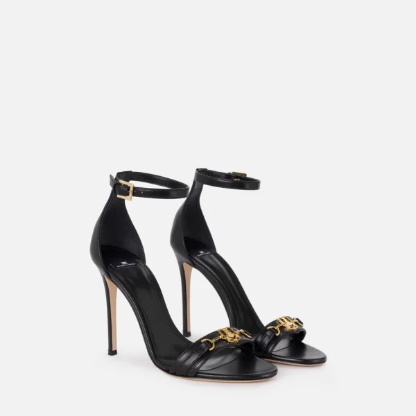 Sandale din piele nappa elisabetta franchi - Anna Forgaci