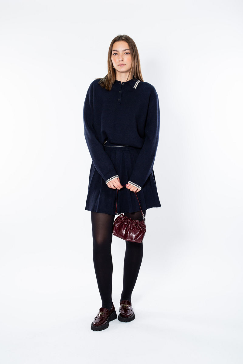 Ana Forgaci-8391_result Compleu tricotat din pulover si fusta mini cu pliuri - imagine 1