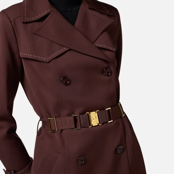 Trenci din bumbac cu cusaturi elisabetta franchi - Anna Forgaci
