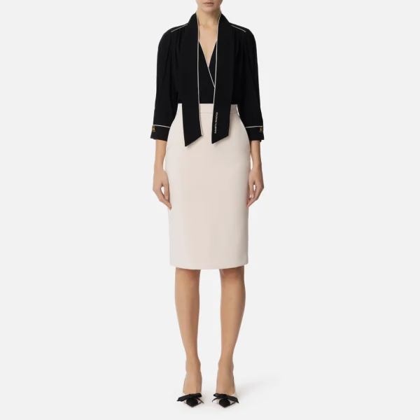 Rochie din țesături georgette și crêpe elisabetta franchi - Anna Forgaci