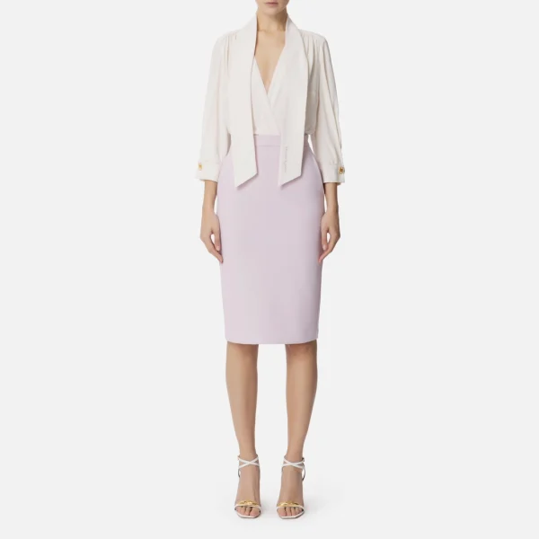 Rochie din țesături georgette și crêpe elisabetta franchi - Anna Forgaci