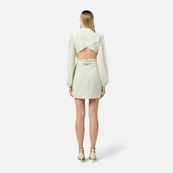 Rochie din georgette și bucle de lurex elisabetta franchi - Anna Forgaci