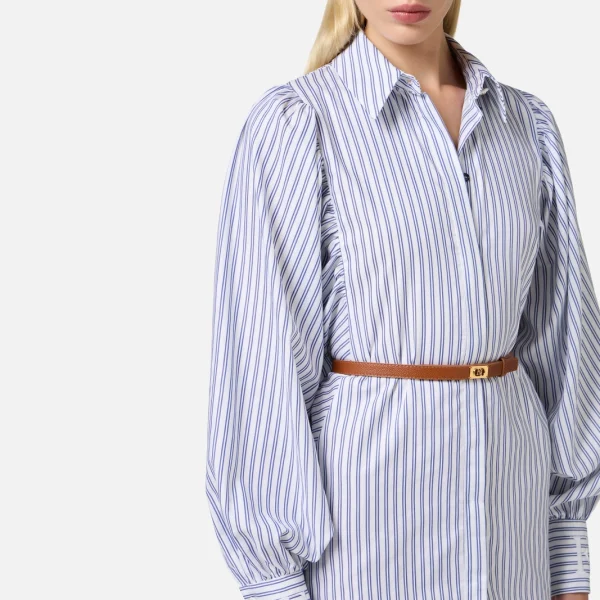 Rochie poplin de bumbac cu curea elisabetta franchi - Anna Forgaci