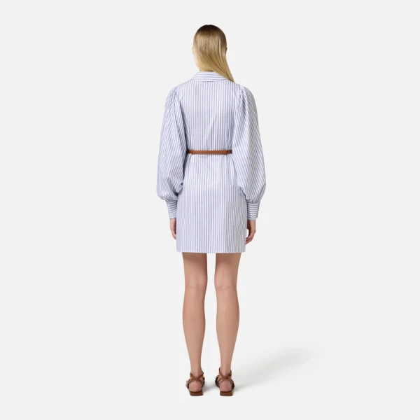 Rochie poplin de bumbac cu curea elisabetta franchi - Anna Forgaci