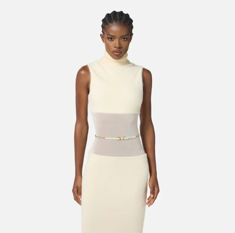 Rochie din tricot cu curea - Anna Forgaci