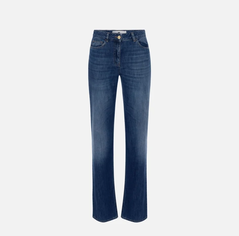 Jeans palace cu detalii logo. - Anna Forgaci