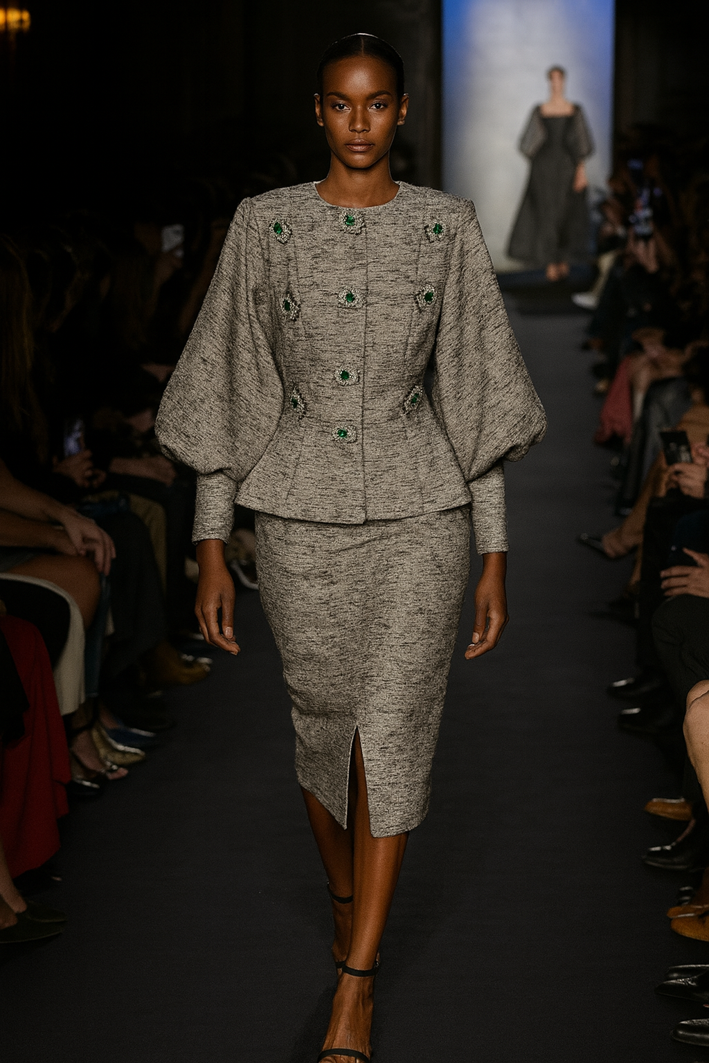 7076B83D-BB50-4219-9392-196B7AB2676E Costum elegant cu aplicații decorative - imagine 1