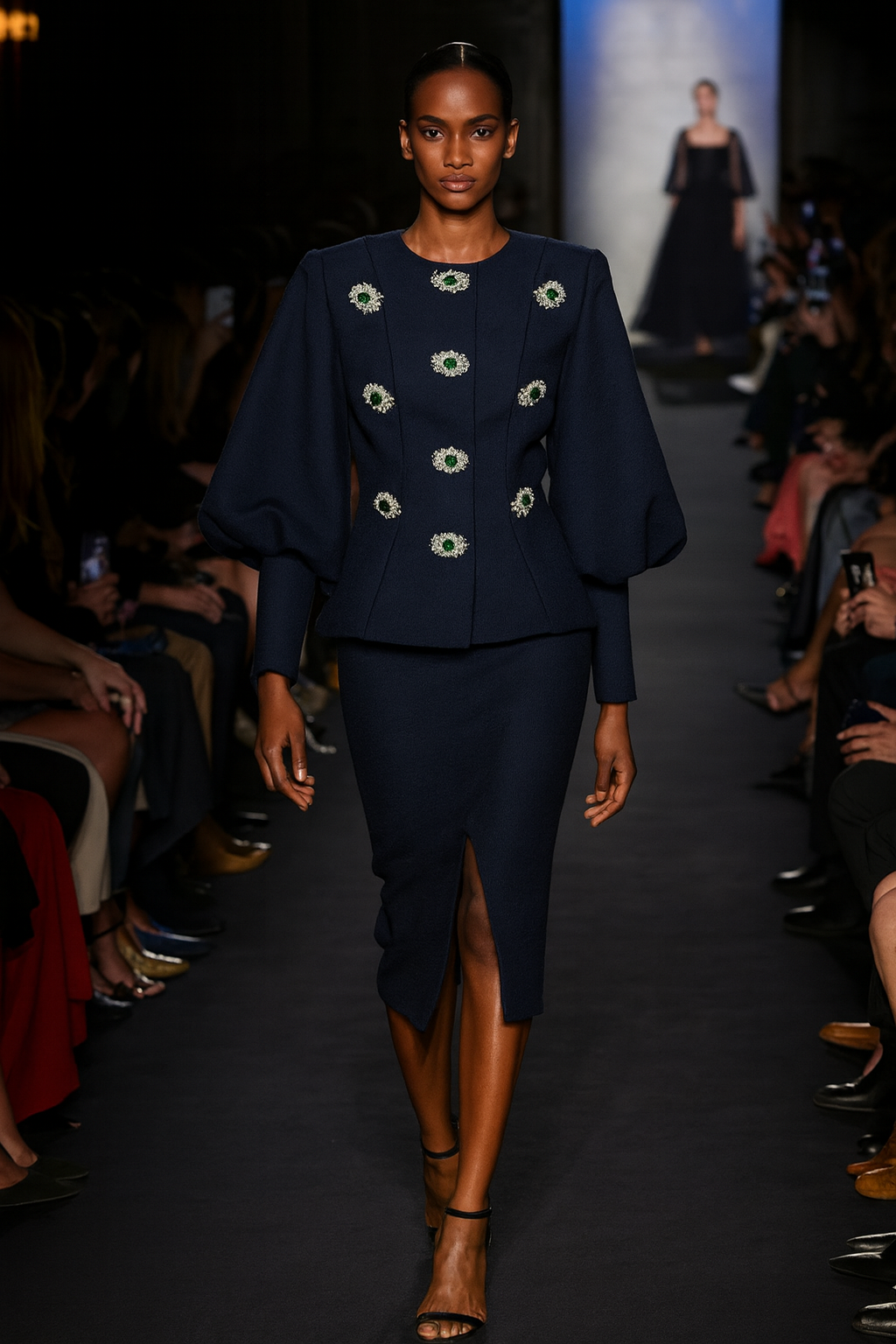 F965C6C4-AF64-4402-BE6E-1F120EB491A9 Costum elegant cu aplicații decorative - imagine 1