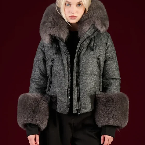 Geaca scurta flo&clo boom zip 3 - Anna Forgaci
