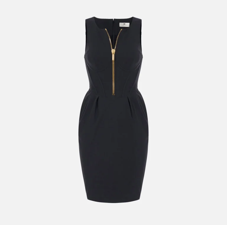 Rochie din material tehnic cu fermoar - Anna Forgaci